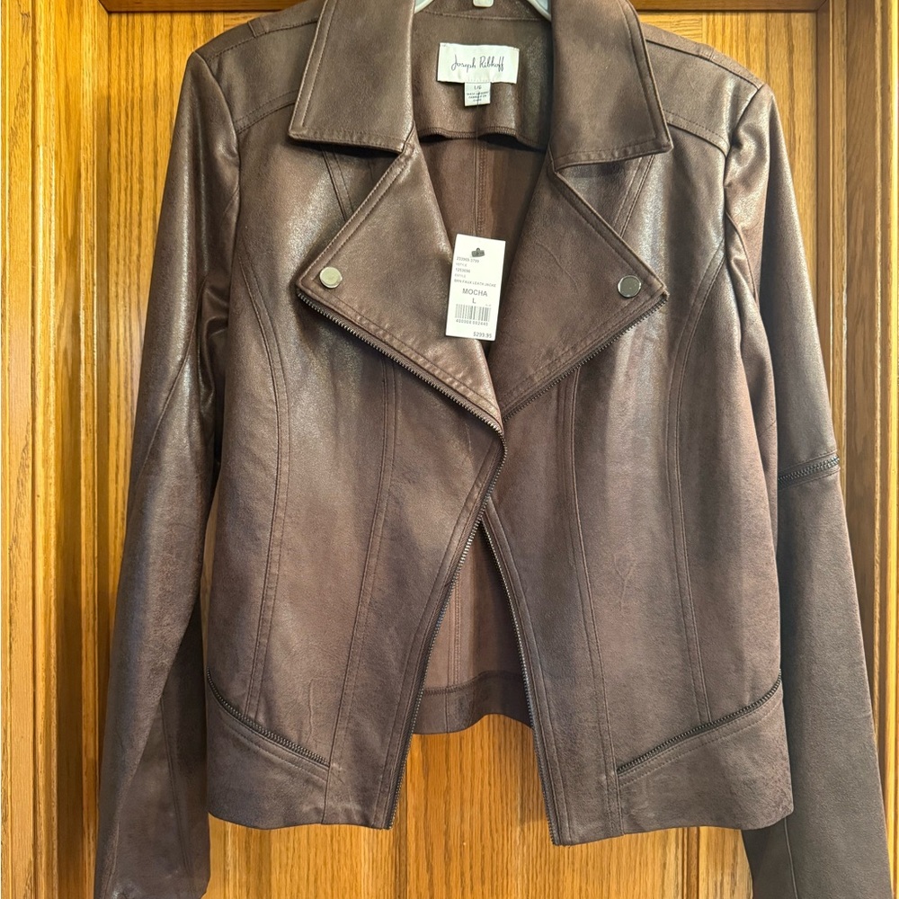 Angel Kiss Brown Leather Jacket